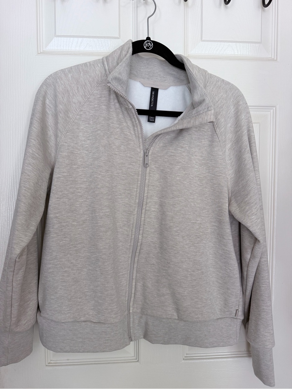 Mondetta Light Beige Zip-Up Jacket